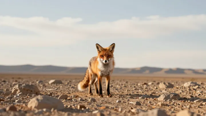 Red foxes built for rock, not snow