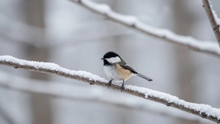 How Chickadees Keep Ice Off Their Feet