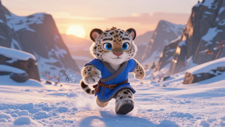 Snow Leopard Cubs Built For Thin Air