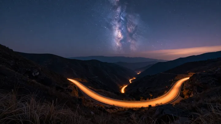 Why highways turn into rivers of light