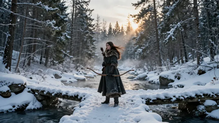 When Winter Quietly Bends the Arrow