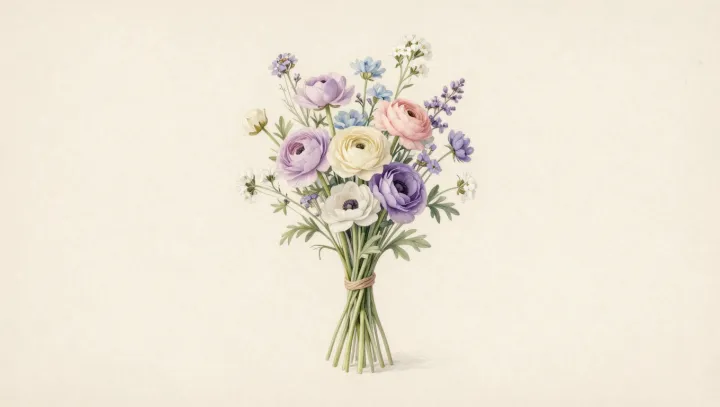 The soft physics of pastel calm