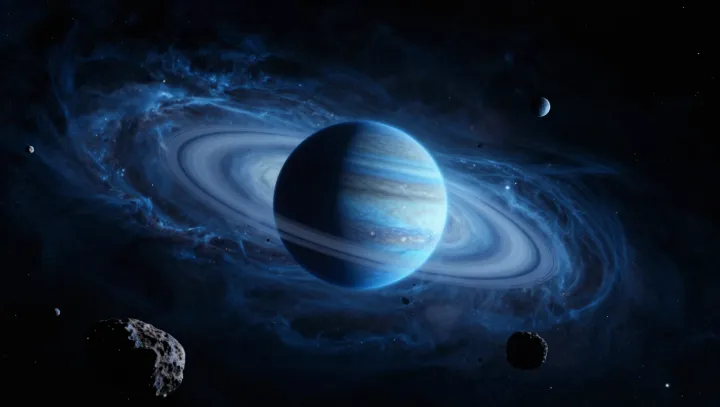 When Night Belongs To A Ringed Giant