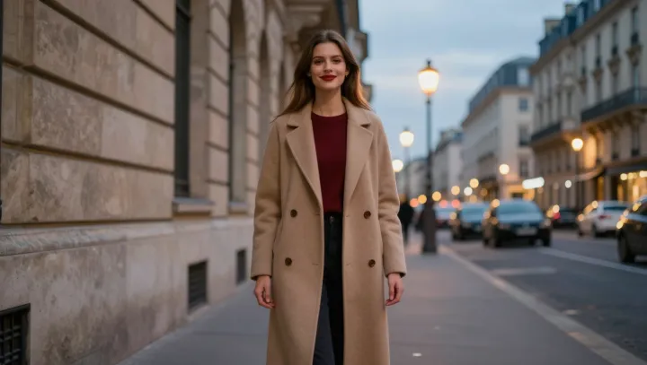 The Long Cream Coat That Signals Quiet Wealth