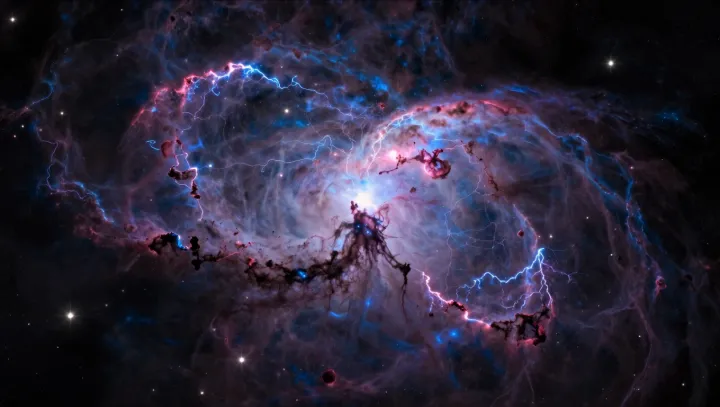 How Dark Clouds Carve Electric Ridges