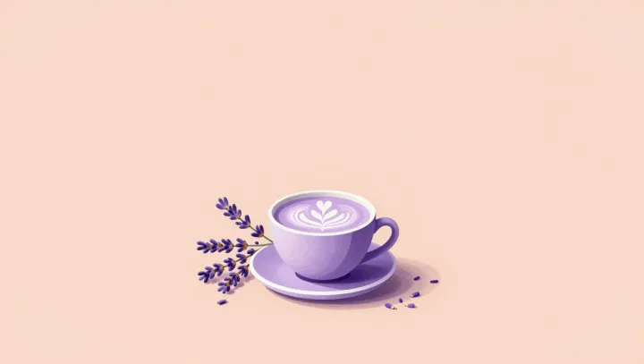 The Lavender Latte Your Eyes Drink First