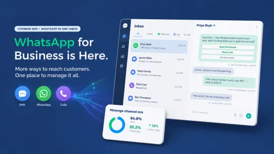 TextUs brings WhatsApp into a single inbox