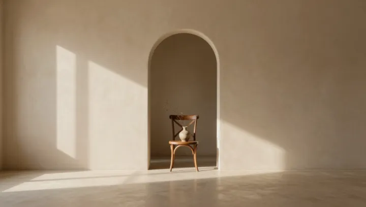 The Empty Arch That Makes Rooms Expand