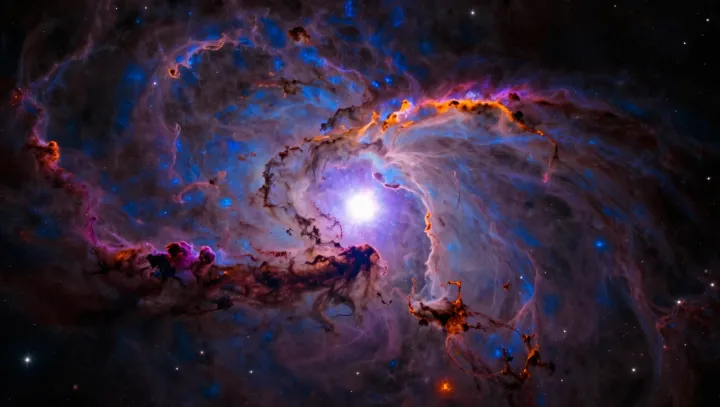 Young Stars That Punch Holes in Nebulae