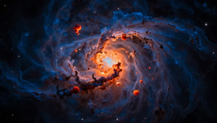 Ancient galaxies that still blow hot winds