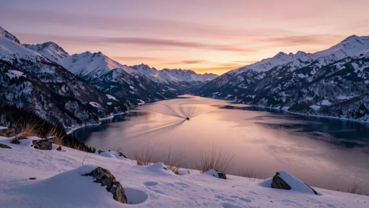 Why A Winter Lake Seems Lit From Inside