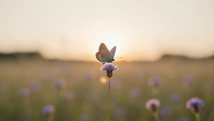 Why a butterfly never seems to fall