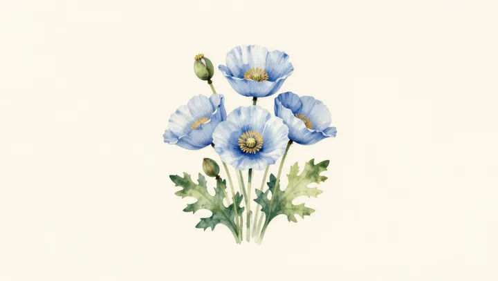 Why Pale Blue Petals Feel So Calm