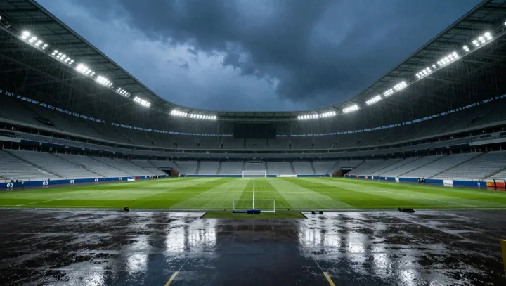 Why empty stadiums glow like white suns