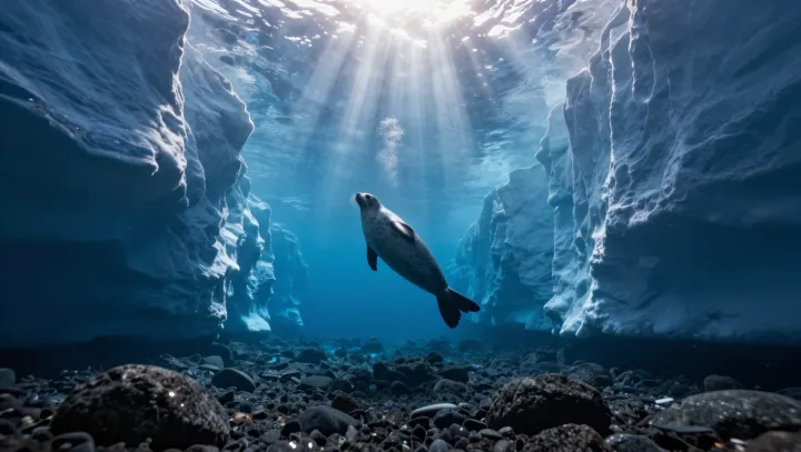 Why seals see sharply under sea ice