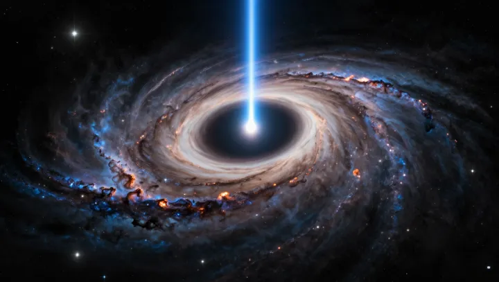 How Dark Holes Drive Blinding Light