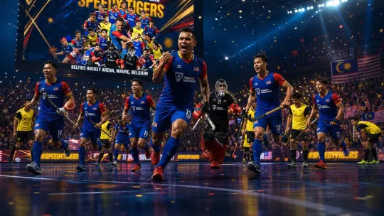 Kejohanan hoki dunia yang sepi di skrin