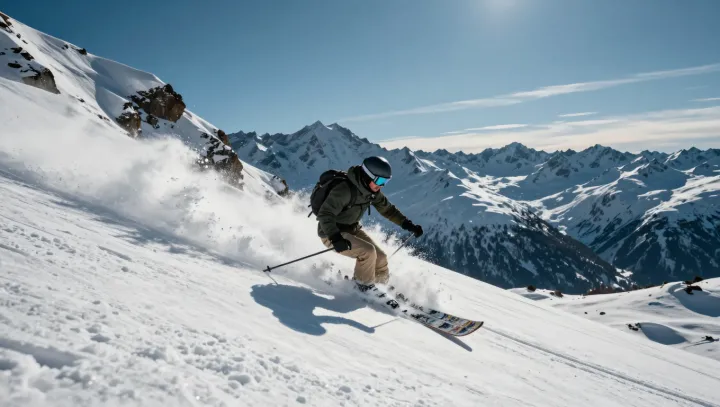 How Scary Ski Lines Rewire Risk