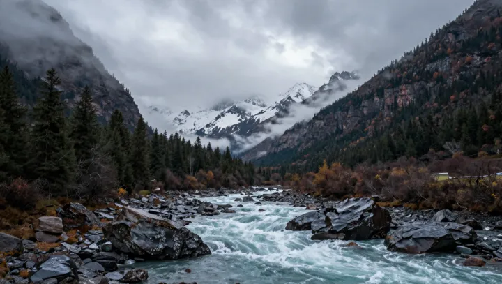 How a Narrow River Undoes a Mountain