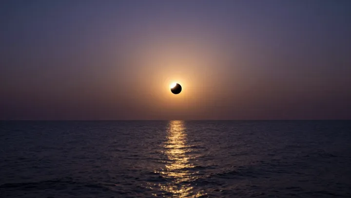 Why the eclipsed Moon glows rust red