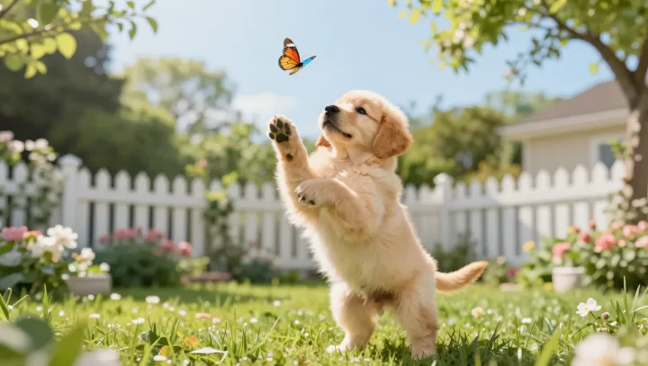 The Puppy, The Butterfly, And Your Projection