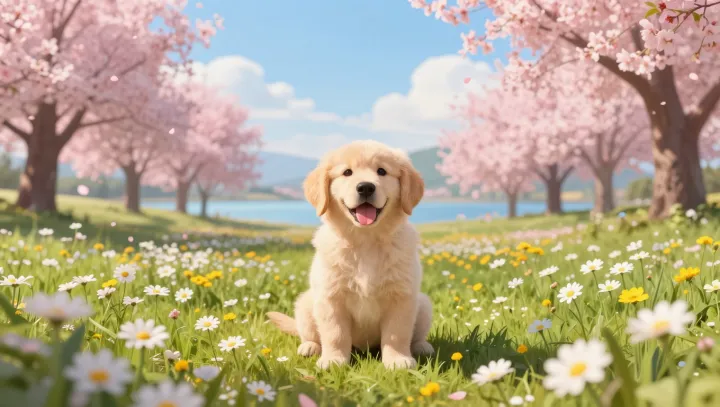 Why One Dog In Flowers Calms Your Blood