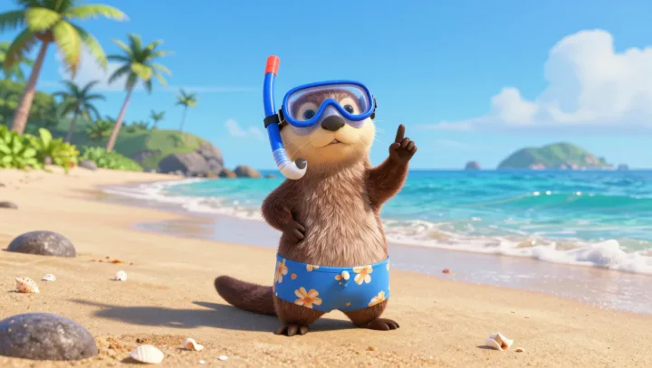 Why a Cartoon Otter Can Beat Your Beach Photos