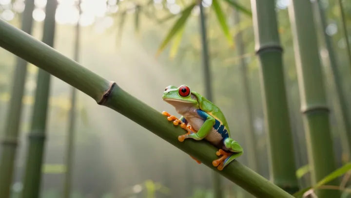 Red Eyes, Orange Feet, Vanishing Frog