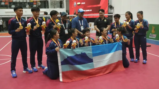 Hatrik emas takraw Sabah hidupkan misi lima emas