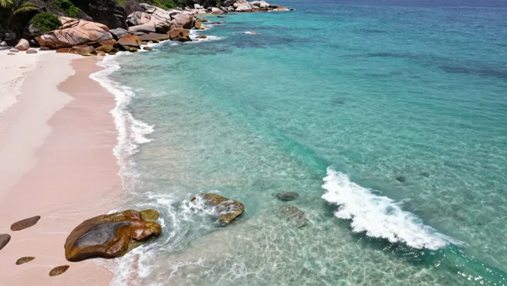 How Gentle Surf Builds A Pink Shore