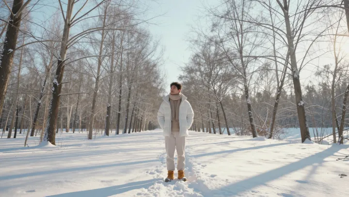 Why Cream Clothing Pops Against Bright Snow