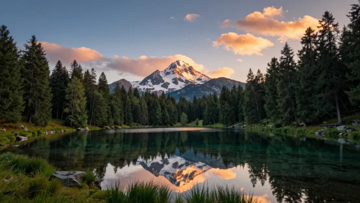 Why a restless lake can still mirror the sky