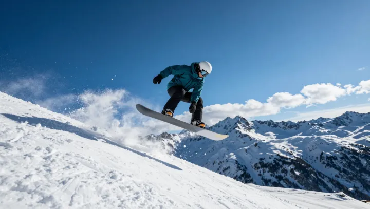 Snowboarders Riding Satellite Physics