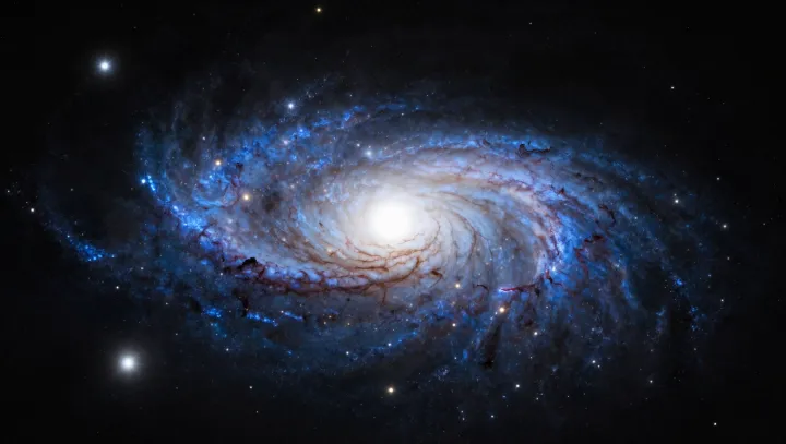 The quiet spiral ruled by what cannot be seen