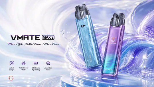 VMATE MAX2 Targets Quiet Luxury Vapers