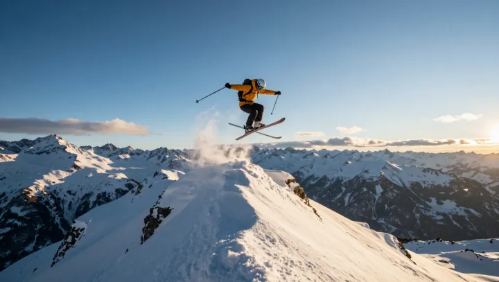 Inside the split-second physics of cliff skiing
