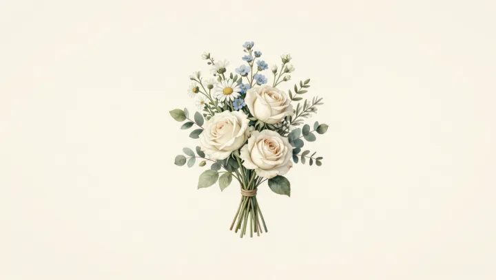 Why blue and white flowers glow on warm paper