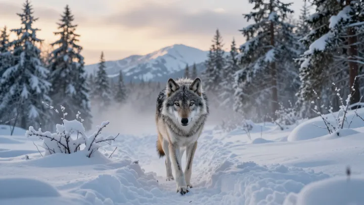How a Wolf Wears Its Own Thermos