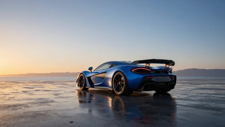 Why Blue Supercars Turn Almost Black at Sunset