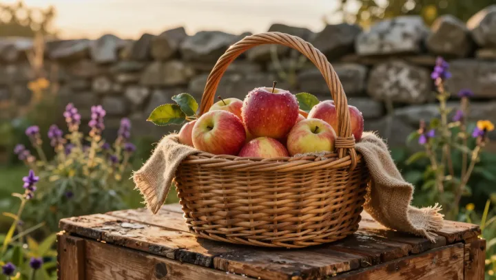 Burlap Lets Apples Breathe