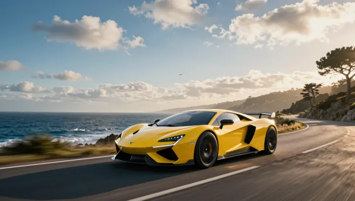Why a Parked Sports Car Looks Fast