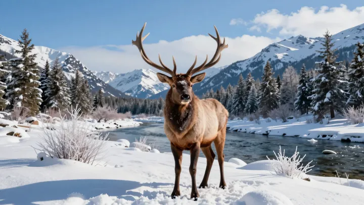 Why Elk Stay Alert in Deep Snow