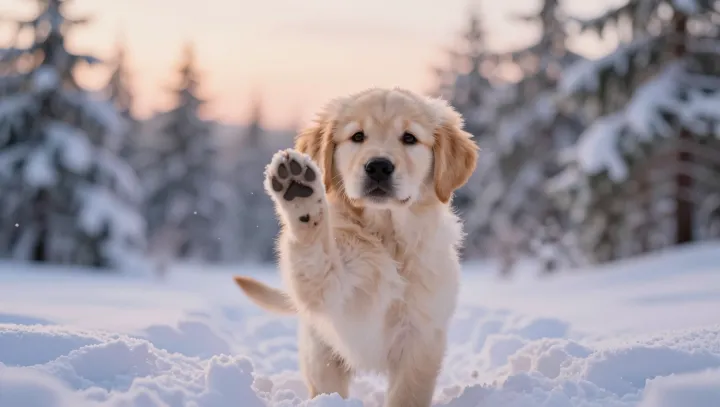 Why a Raised Puppy Paw Feels Welcoming