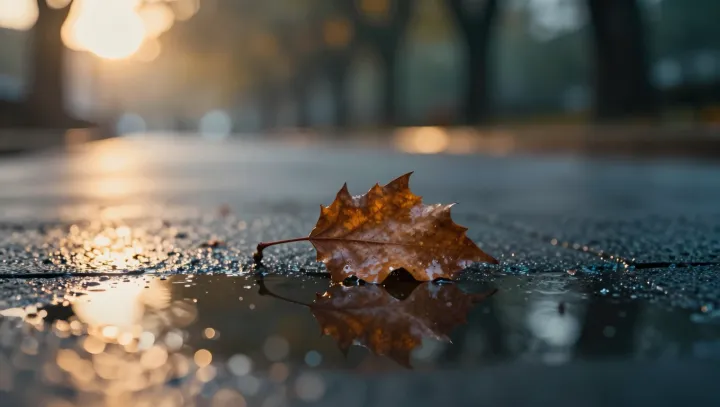 The Calming Power of One Wet Leaf