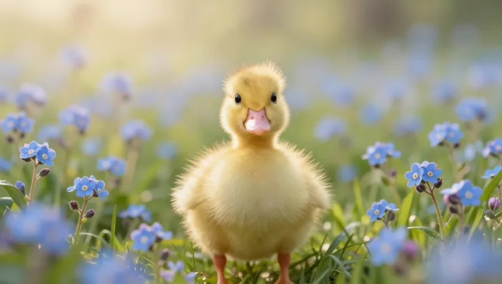 The Lens Behind a Duckling's Glow