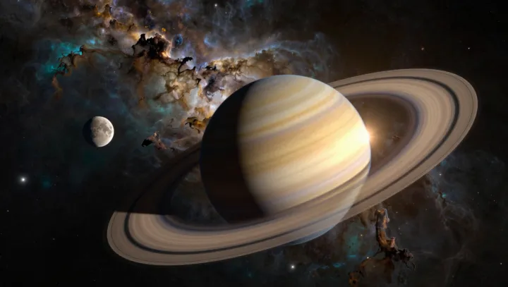 Why a Planet's Rings Only Look Solid