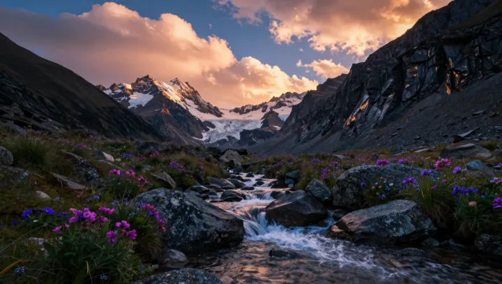Why Wildflowers Bloom by Snowfields