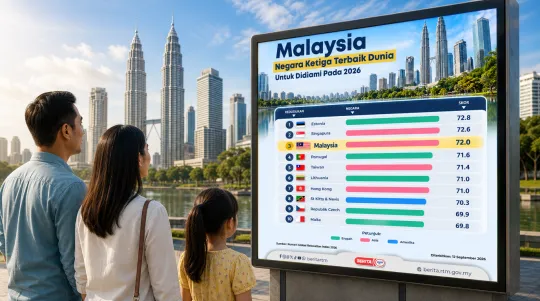 Malaysia Tempat Ketiga Untuk Didiami