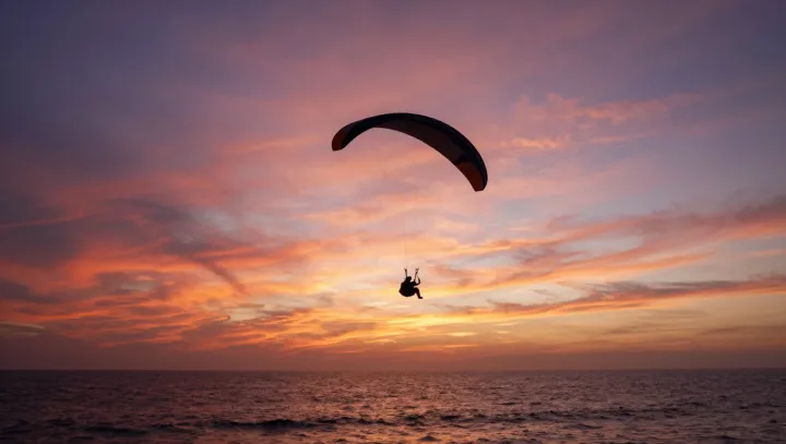 Why Sunset Paragliding Feels Weightless