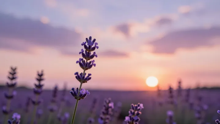 The Lavender Spike That Edits Sunset
